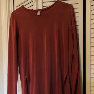 Burnt Orange Long Sleeve